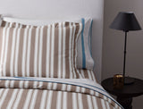 Elio Stripe Bedding by Matouk Schumacher at Fig Linens and Home - Lifestyle 2