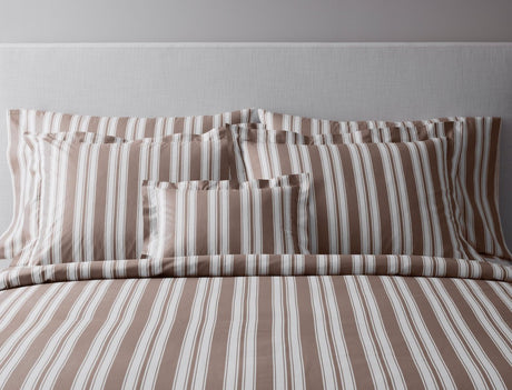 Elio Stripe Bedding by Matouk Schumacher at Fig Linens and Home - Shams View on Duvet
