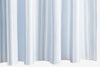 Elio Stripe Blue Shower Curtains by Matouk Schumacher at Fig Linens and Home