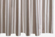 Elio Stripe Mocha Brown Shower Curtains by Matouk Schumacher at Fig Linens and Home
