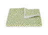 Matouk Schumacher Gabriel King Duvet Cover 108 x 96, corded edge Grass Green at Fig Linens and Home