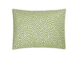 Matouk Schumacher Gabriel Standard Sham 21 x 27, corded edge Grass at Fig Linens and Home