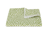 Matouk Schumacher Gabriel Twin Duvet Cover 70 x 90, corded edge Grass Green at Fig Linens and Home