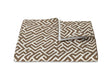 Matouk Schumacher Gabriel King Duvet Cover 108 x 96, corded edge Mocha at Fig Linens and Home