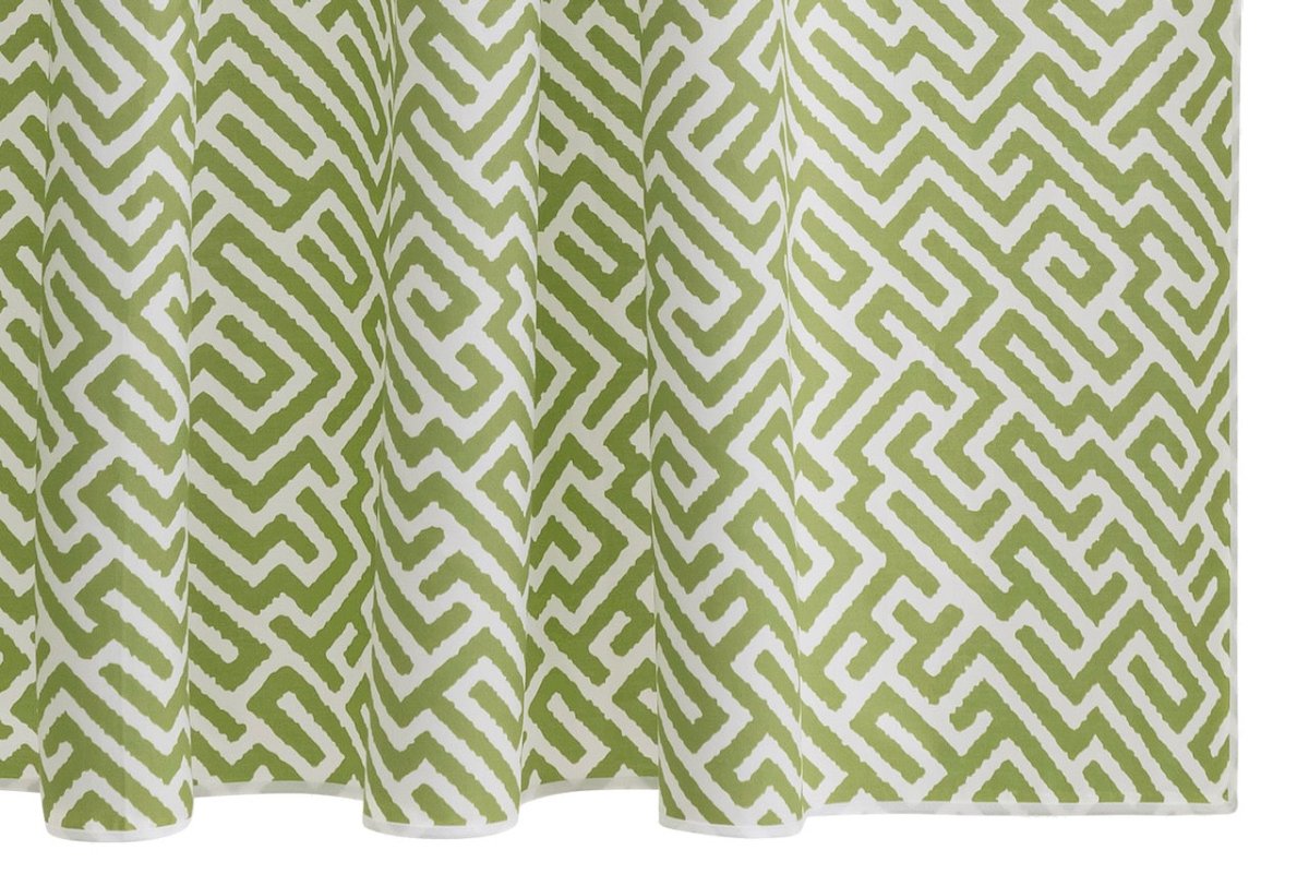 Matouk Schumacher Gabriel Shower Curtain 72 x 72 Grass