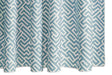 Matouk Schumacher Gabriel Shower Curtain 72 x 72 Stony Blue at Fig Linens and Home
