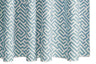 Matouk Schumacher Gabriel Shower Curtain 72 x 72 Stony Blue at Fig Linens and Home
