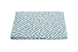 Matouk Schumacher Gabriel Cal. King Fitted 17" pocket Stony Blue at Fig Linens and Home