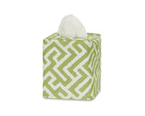 Matouk Schumacher Gabriel Tissue Box Cover 4.5 x 4.5 x 5.5 Grass