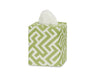 Matouk Schumacher Gabriel Tissue Box Cover 4.5 x 4.5 x 5.5 Grass
