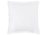 Euro Square Sham - Georgia White Ruffled Bedding by Matouk at Fig Linens and Home