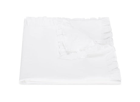 Duvet Cover - Georgia White Ruffled Bedding by Matouk at Fig Linens and Home