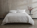 Georgia Ruffled Bedding by Matouk at Fig Linens and Home - Lifestyle View Full Bed