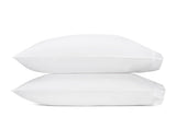 Pillowcases Pair - Georgia White Ruffled Bedding by Matouk at Fig Linens and Home