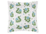 Euro Sham - Matouk Tillet Geranium Bedding in Blue at Fig Linens and Home