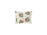 Matouk Tillet Geranium Quilted Boudoir Sham Scarlet Red at Fig Linens and Home
