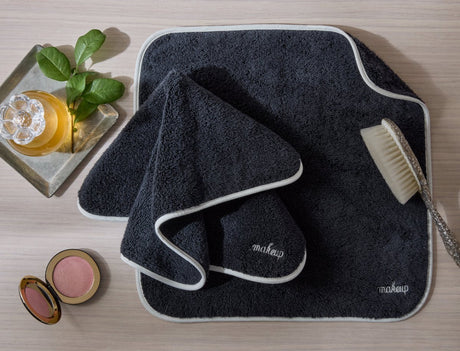 Giza Makeup Towels by Matouk | Guest Bath or Luxury Bath at Fig Linens and Home 1 - Set of 2