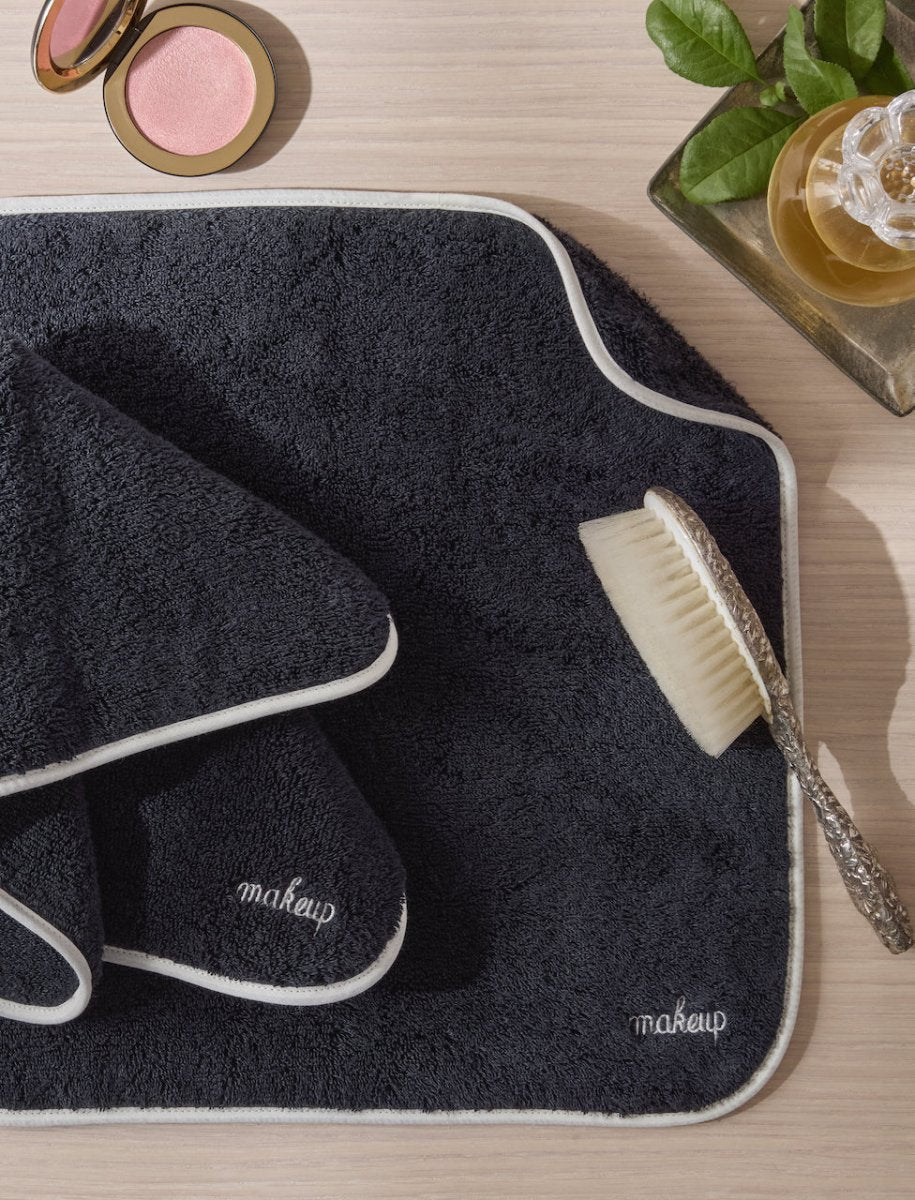 Giza Makeup Towels by Matouk | Guest Bath or Luxury Bath at Fig Linens and Home 2 - Set of 2