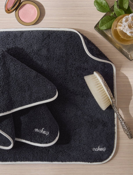 Giza Makeup Towels by Matouk | Guest Bath or Luxury Bath at Fig Linens and Home 2 - Set of 2