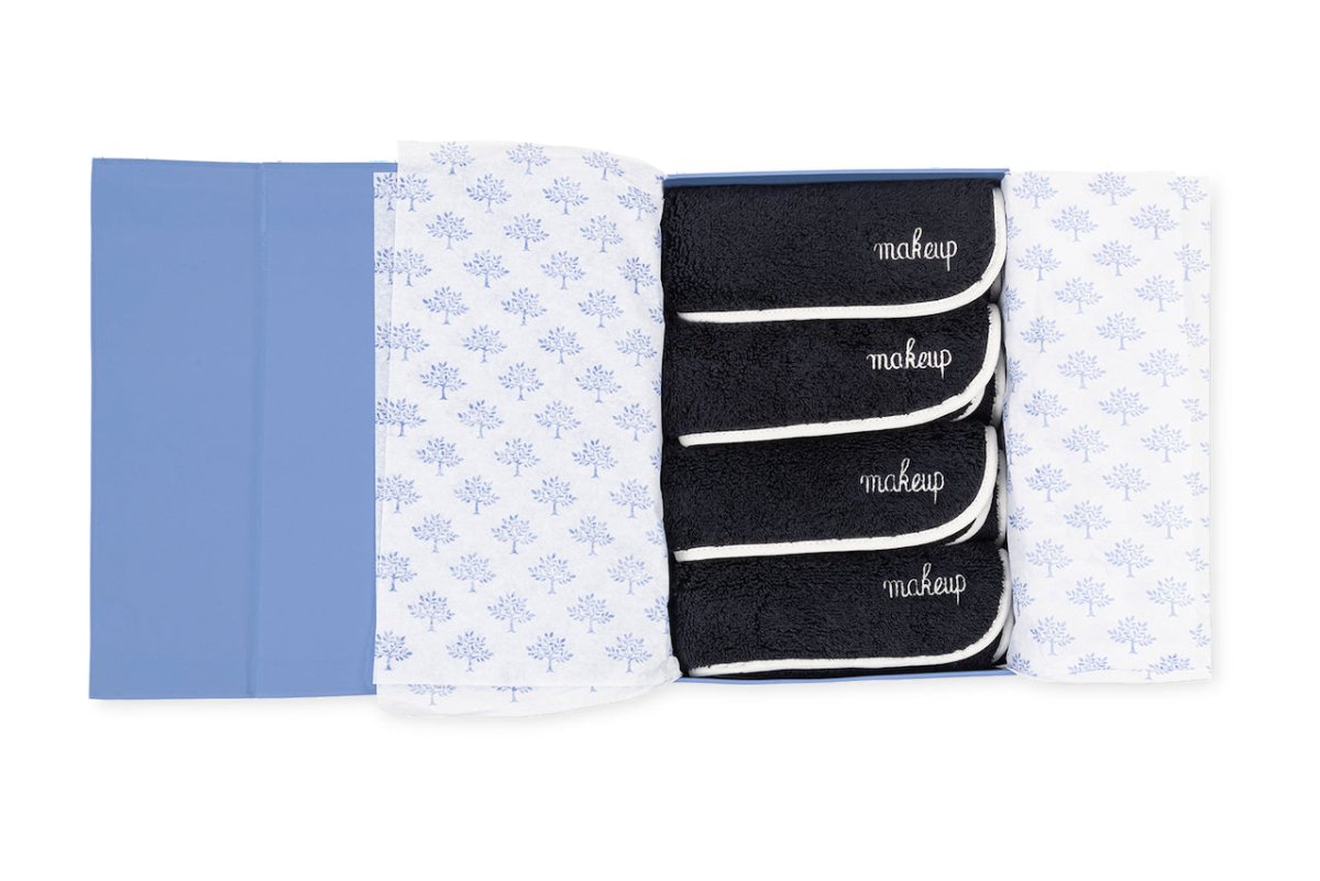 Giza Makeup Towels by Matouk | Guest Bath or Luxury Bath at Fig Linens and Home 3 - Set of 4