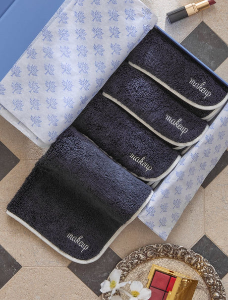 Giza Makeup Towels by Matouk | Guest Bath or Luxury Bath at Fig Linens and Home 1 - Set of 4