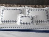 Gordian Knot Percale Bedding by Matouk at Fig Linens and Home - Pillow Shams View