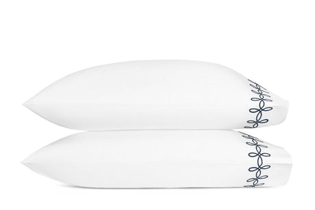 Pillowcases - Gordian Knot Baltic Percale Bedding by Matouk at Fig Linens and Home