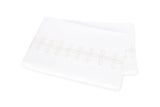 Flat Sheet- Gordian Knot Cream Percale Bedding by Matouk at Fig Linens and Home