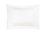 Pillow Sham - Gordian Knot Cream Percale Bedding by Matouk at Fig Linens and Home