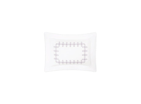 Boudoir Sham - Gordian Knot Lilac Percale Bedding by Matouk at Fig Linens and Home