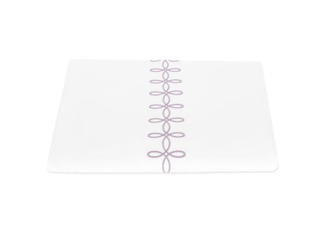 Duvet Cover - Gordian Knot Lilac Percale Bedding by Matouk at Fig Linens and Home