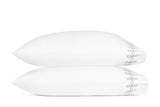 Pillowcases - Gordian Knot Lilac Percale Bedding by Matouk at Fig Linens and Home