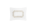 Boudoir Sham - Gordian Knot Truffle Percale Bedding by Matouk at Fig Linens and Home