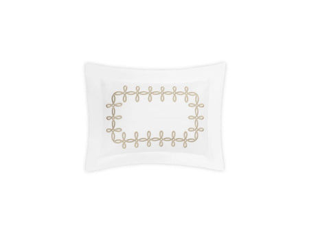 Boudoir Sham - Gordian Knot Truffle Percale Bedding by Matouk at Fig Linens and Home