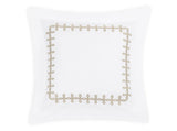 Euro Sham - Gordian Knot Truffle Percale Bedding by Matouk at Fig Linens and Home