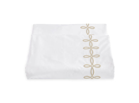 Duvet Cover - Gordian Knot Truffle Percale Bedding by Matouk at Fig Linens and Home