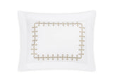 Pillow Sham - Gordian Knot Truffle Percale Bedding by Matouk at Fig Linens and Home