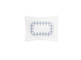 Boudoir Sham - Gordian Knot Wedgwood Percale Bedding by Matouk at Fig Linens and Home