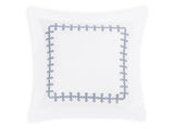 Euro Sham - Gordian Knot Wedgwood Percale Bedding by Matouk at Fig Linens and Home