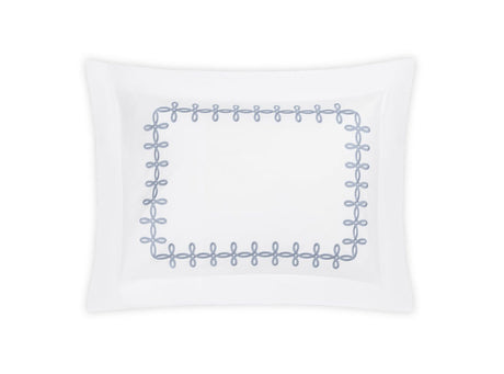 Pillow Sham - Gordian Knot Wedgwood Percale Bedding by Matouk at Fig Linens and Home