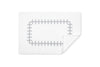 Matouk Gordian Knot Bath Tub Mat in Silver | Fig Linens and Home