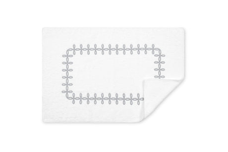 Matouk Gordian Knot Bath Tub Mat in Silver | Fig Linens and Home