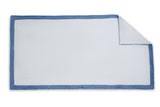 Helios Light Blue and Sea Beach Towel - Matouk Pool Towels at Fig Linens and Home 1