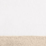 Helios White and Sand Beach Towel Swatch - Matouk Pool Towels at Fig Linens and Home 