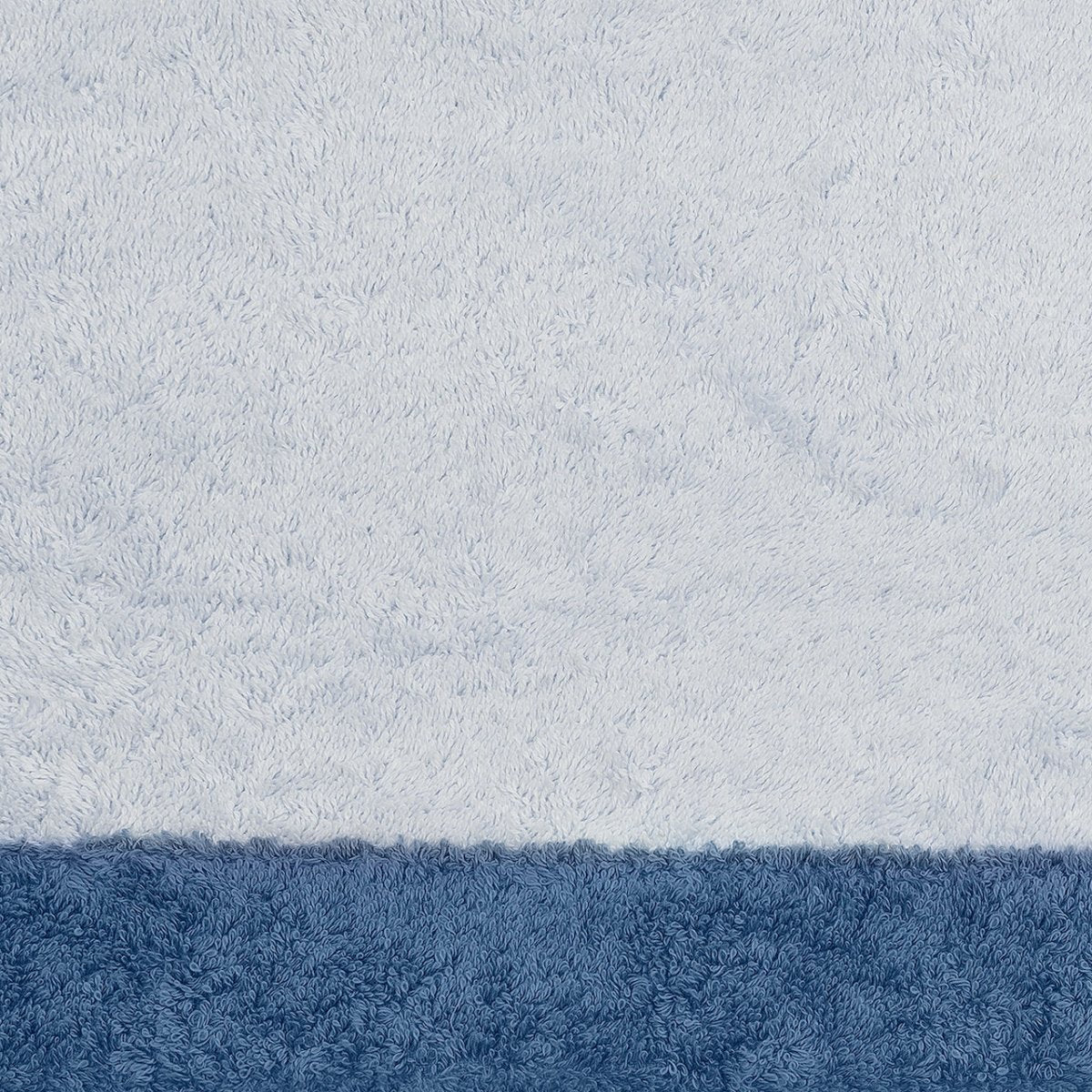 Helios Light Blue and Sea Beach Towel Swatch - Matouk Pool Towels at Fig Linens and Home
