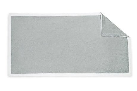 Helios Pool and White Beach Towel - Matouk Pool Towels at Fig Linens and Home 1