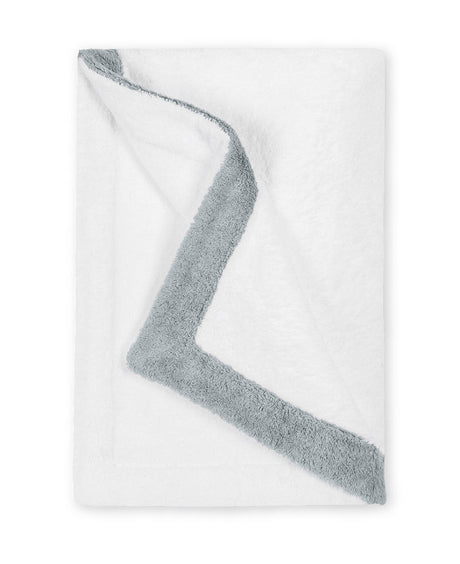 Helios White and Pool Beach Towel - Matouk Pool Towels at Fig Linens and Home 2