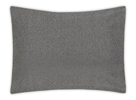 Jackson Black Oversized Euro Pillow Shams by Matouk | Fig Linens and Home