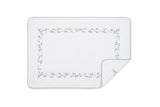 Matouk Jasmine Giza Bath Tub Mat in Pool Embroidery at Fig Linens and Home