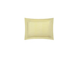 Matouk Jasper boudoir Pillow Sham Lemon at Fig Linens and Home